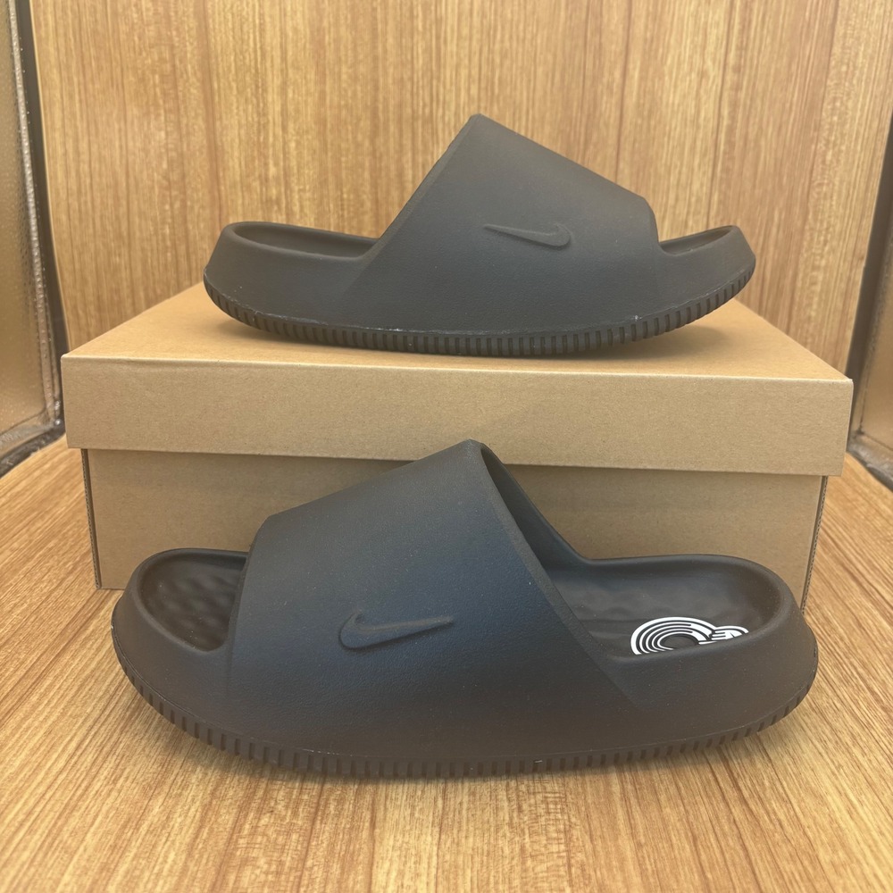 NEW Nike Calm Slide 2.0 Womens Size 9 Black‎ IB7561-001 Foam Sandals